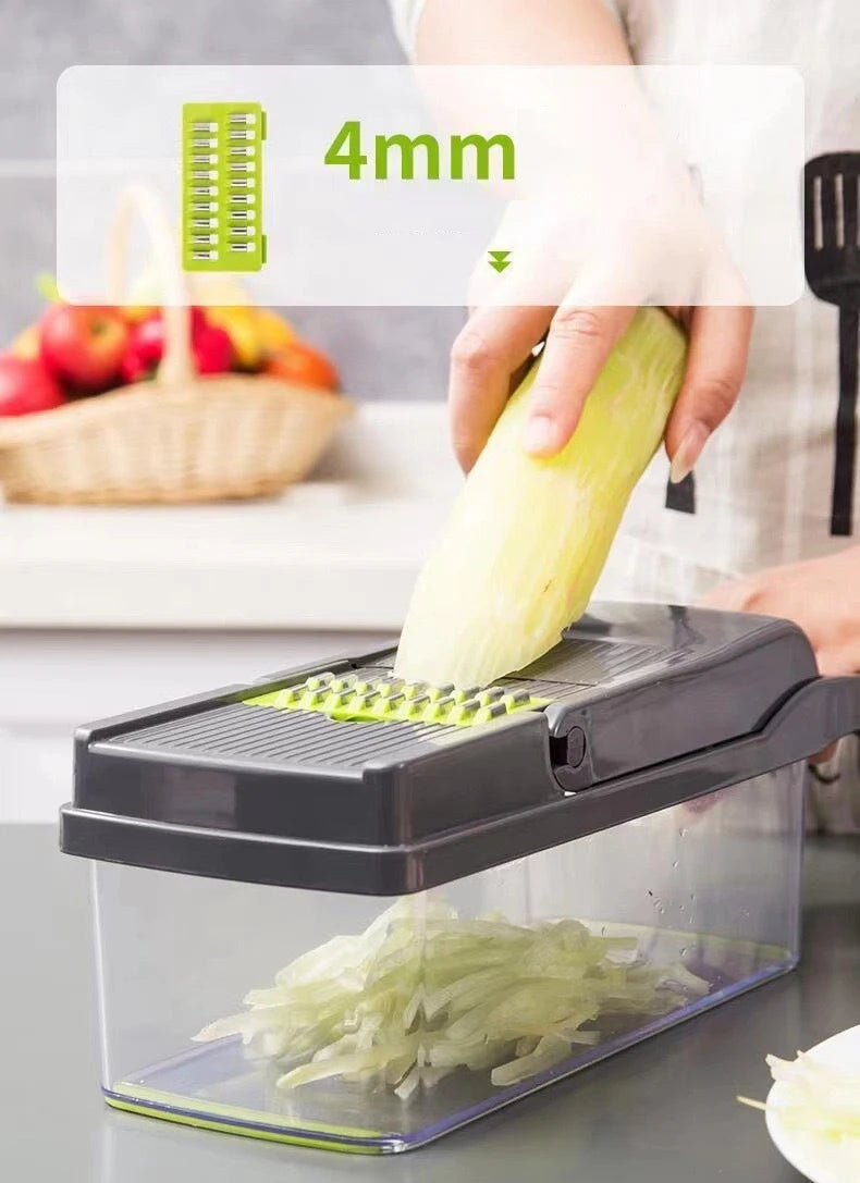 Cortador de Legumes Multifuncional 8 em 1 - Swan Kitchen