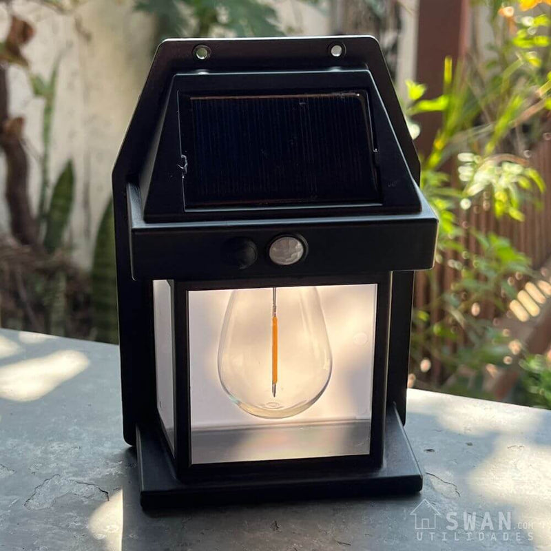 Luminária Solar de Tungstênio Swanlight - Ilumine Exteriores