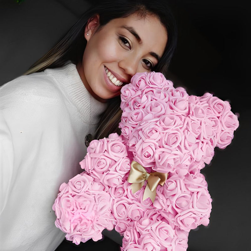 Urso de Rosas Forever Love - Presente Especial