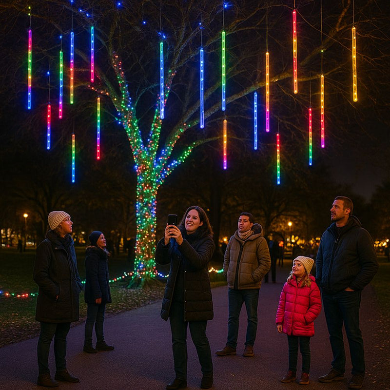 Chuva de Led Infinita Decoração de Natal Compre 1 Leve 2 - Bivolt