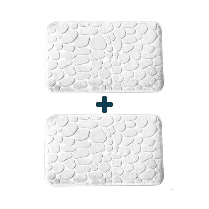 Tapete para Banheiro Antiderrapante Swan Bathroom - Compre 1 Leve 2