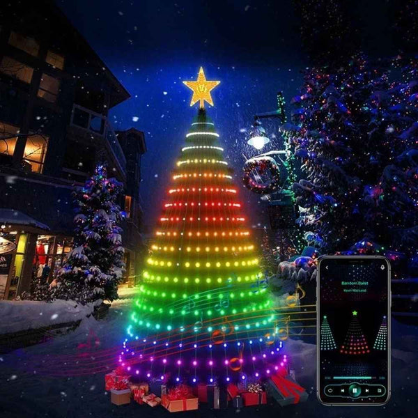 Pisca Pisca Corda de Luzes Led Coloridas para Árvore de natal