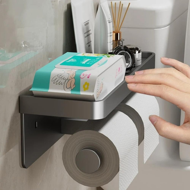 Suporte em Alumínio para Papel Higiênico - SwanBathroom
