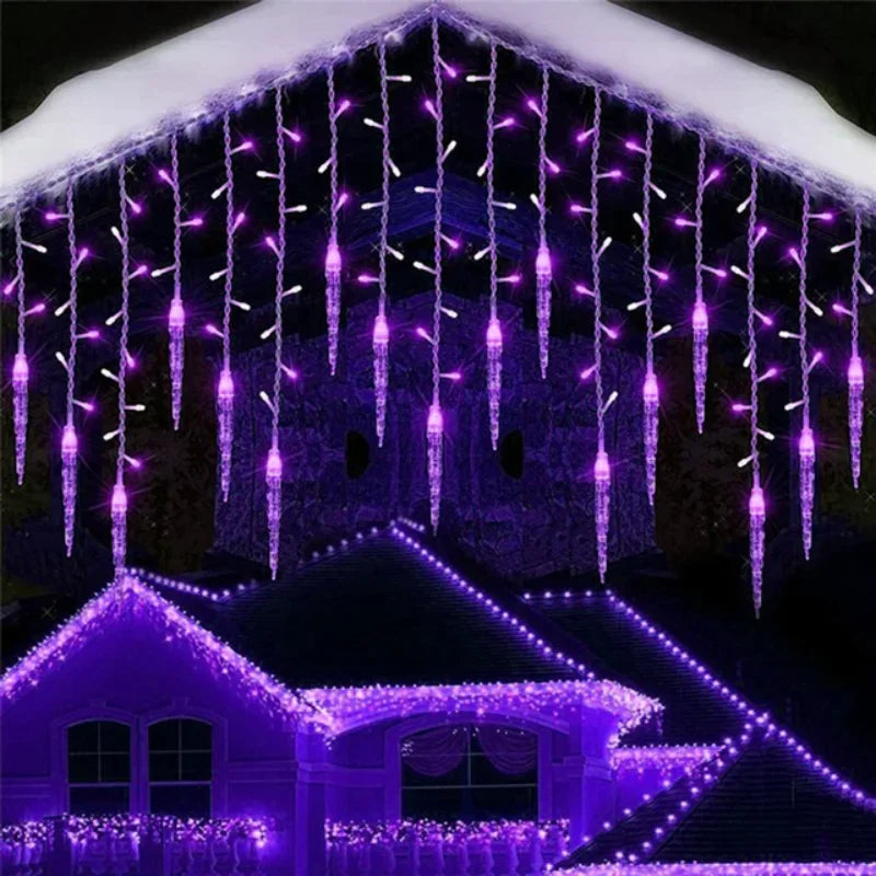 Pisca Pisca Cascata de Leds Natalinos - Decoração de Natal