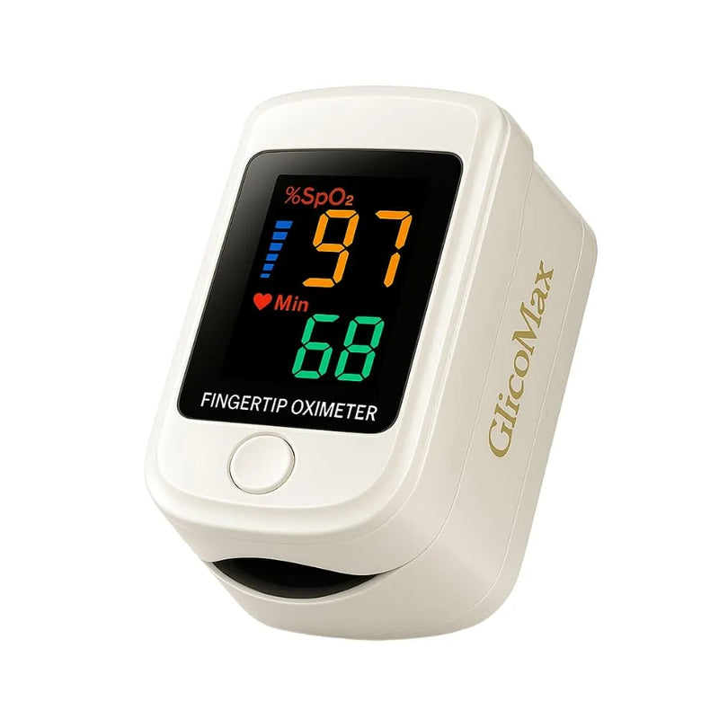 GlicoMax Medidor de Glicose a Laser e Oximetro - Portátil, Seguro e Prático